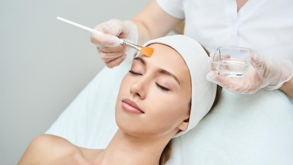 treatment on forehead